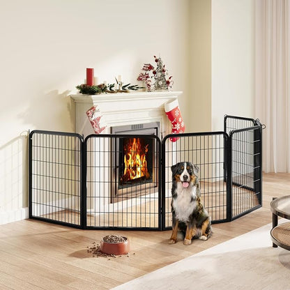 Yaheetech Dog Playpen Outdoor, 32 inch 8 Panels Dog Pen Indoor Heavy Duty Puppy - Image 3