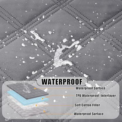 Smiry Waterproof Dog Bed Cover Blanket 30x70, Soft Reversible Pet Blanket - Image 2