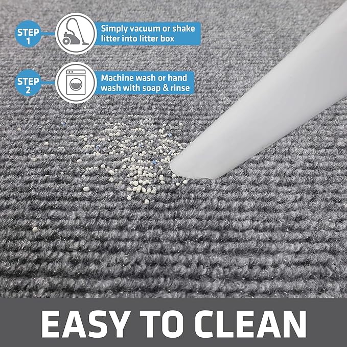 Drymate Cat Litter Box Mat, Litter Trapping Mat, Waterproof, Urine-Proof - Image 5