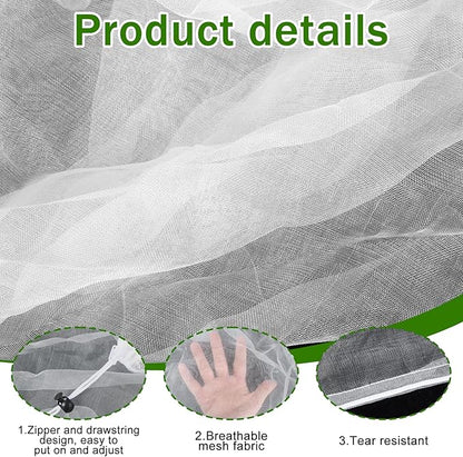 3 Pcs Round Tomato Cage Bird Netting Plant Cover, Trellis Plants - Image 4