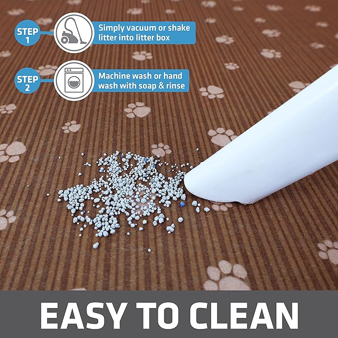 Drymate Cat Litter Box Mat, Litter Trapping Mat, Waterproof, Urine-Proof - Image 5