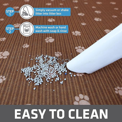 Drymate Cat Litter Box Mat, Litter Trapping Mat, Waterproof, Urine-Proof - Image 5
