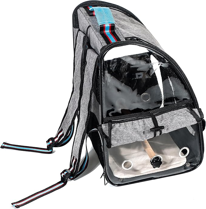 Trademark Innovations Bird Backpack, Bird Carrier Travel Cage, Portable Bird - Image 3