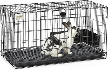 MidWest Homes for Pets Medium Wabbitat Rabbit Cage, Grid Mesh Floor, Removable - Image 9