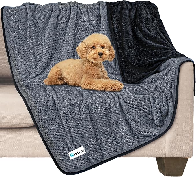 PetAmi Waterproof Dog Blanket, Leakproof Puppy Blanket by PetAmi