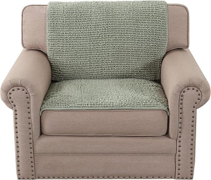 H.VERSAILTEX Plush Chenille Couch Armrest Cover 2 Packs Thick and Soft Sofa - Image 7