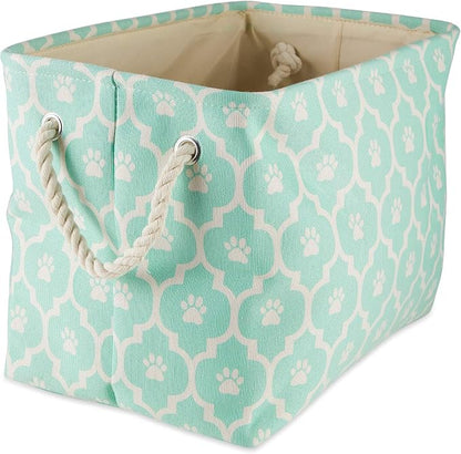 Bone Dry Pet Storage Collection Lattice Paw Print, Medium Rectangle by BoneDry