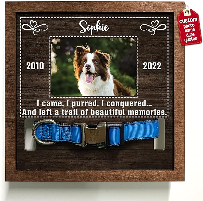 Customized Dog Picture Frames for Dogs That Passed Personalized Gifts for Pets by Bfigift
