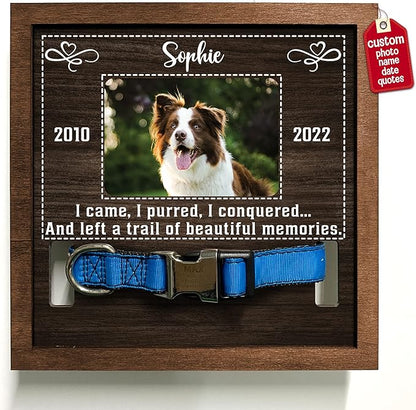Customized Dog Picture Frames for Dogs That Passed Personalized Gifts for Pets by Bfigift