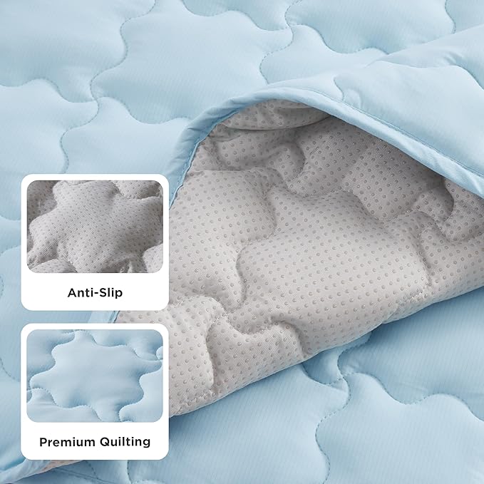 Bedsure Cooling Mat for Small Dogs – 24x18 Thin Washable Cooling Pet Pad for Cat - Image 3