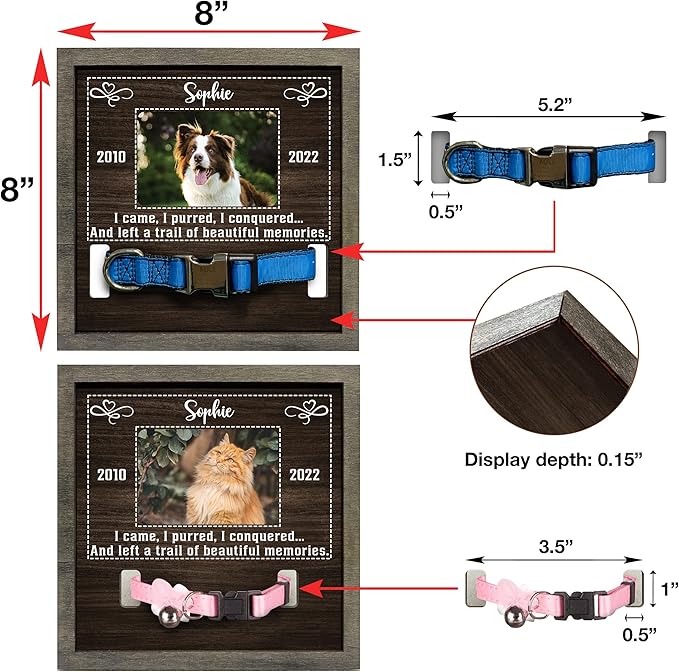 Customized Dog Picture Frames for Dogs That Passed Personalized Gifts for Pets - Image 3