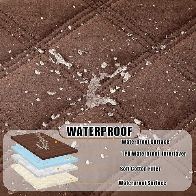 Smiry Waterproof Dog Bed Cover Blanket 40x50, Soft Reversible Pet Blanket - Image 2