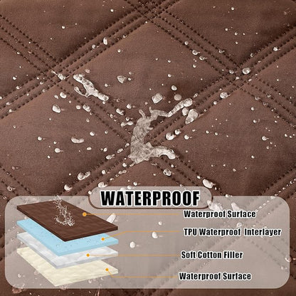 Smiry Waterproof Dog Bed Cover Blanket 30x70, Soft Reversible Pet Blanket - Image 2