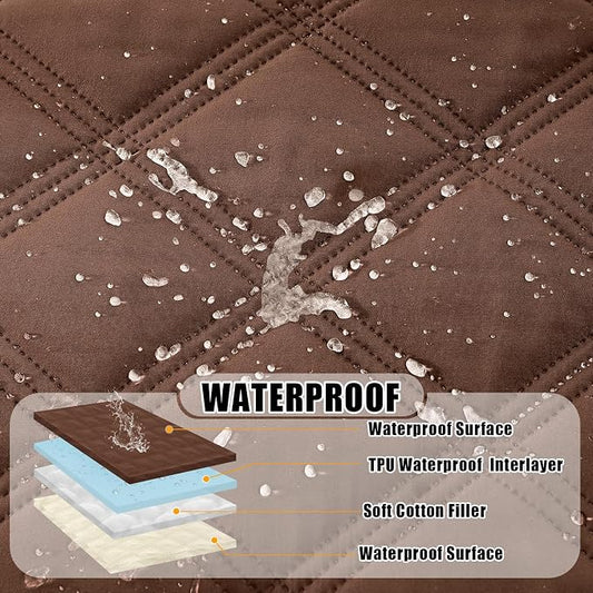 Smiry Waterproof Dog Bed Cover Blanket 30x70, Soft Reversible Pet Blanket - Image 2
