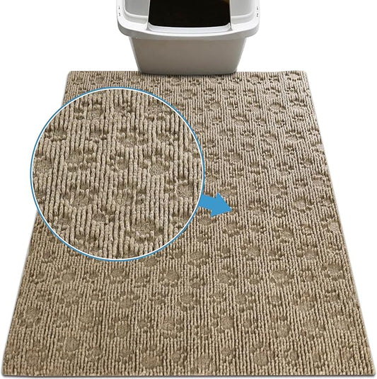 Drymate Cat Litter Box Mat, Litter Trapping Mat, Waterproof, Urine-Proof by Drymate