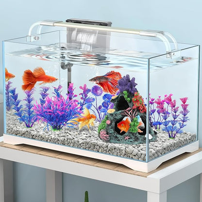 MyLifeUNIT Fish Tank Decorations, 7 Pieces Aquarium Plants Set - Image 5