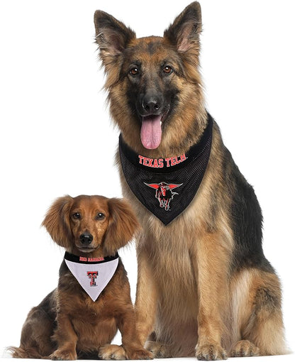 Pets First Collegiate Pet Accessories, Reversible Bandana, Texas Tech Red - Image 5