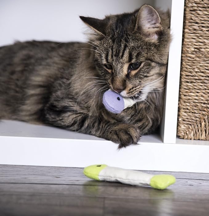 SmartyKat Fish Flop Crinkle Catnip Cat Toys - Image 11