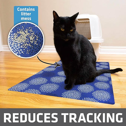 Drymate Cat Litter Box Mat, Litter Trapping Mat, Waterproof, Urine-Proof - Image 2