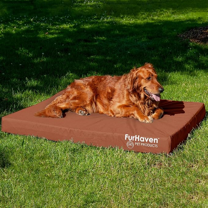 Furhaven Water-Resistant Cooling Gel Dog Bed - Image 2