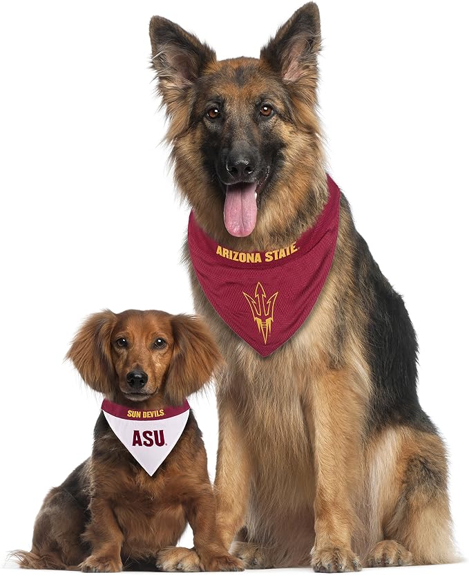 Pets First Collegiate Pet Accessories, Reversible Bandana, Arizona State Sun - Image 5