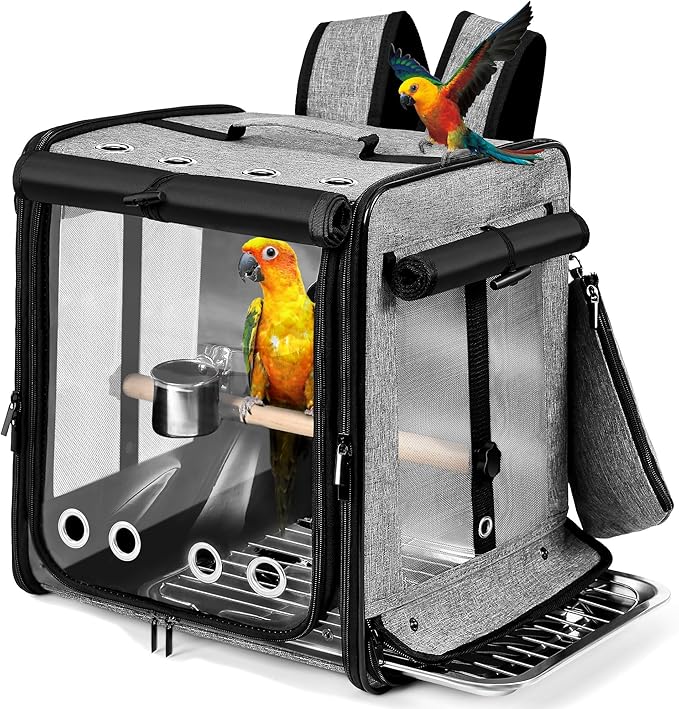 Suertree Bird Carrier with Seat Belt by Suertree