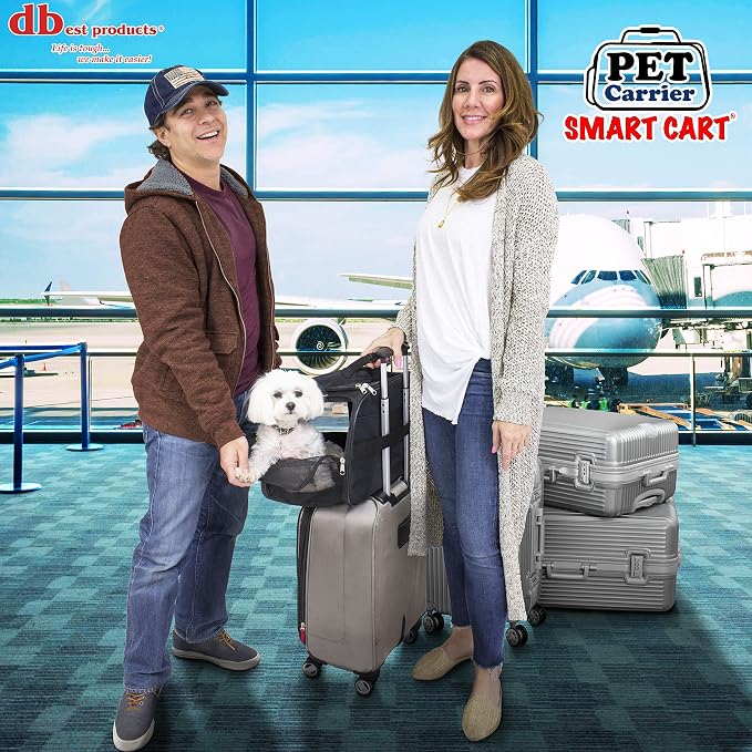 dbest products Pet Smart Cart Carrier, Soft Sided Collapsible Folding Travel Bag - Image 6