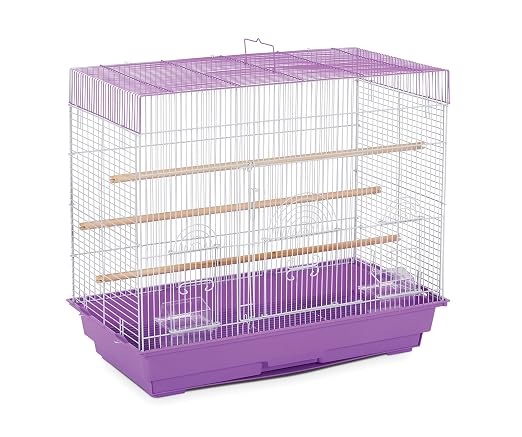Prevue Pet Products SP1804-3 Flight Cage, Lilac/White by PrevuePetProducts