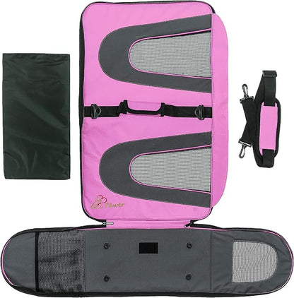 Pawer 18” x 11”x 11” Soft-Sided Foldable Airline Approved Pet Carrier - Image 2