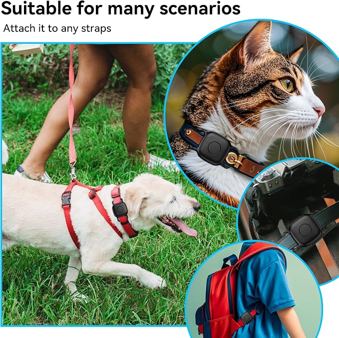 DDJ 2-Pack Dog Collar Holder for Tile Life360 Mate 2022 Tracker, Waterproof - Image 8