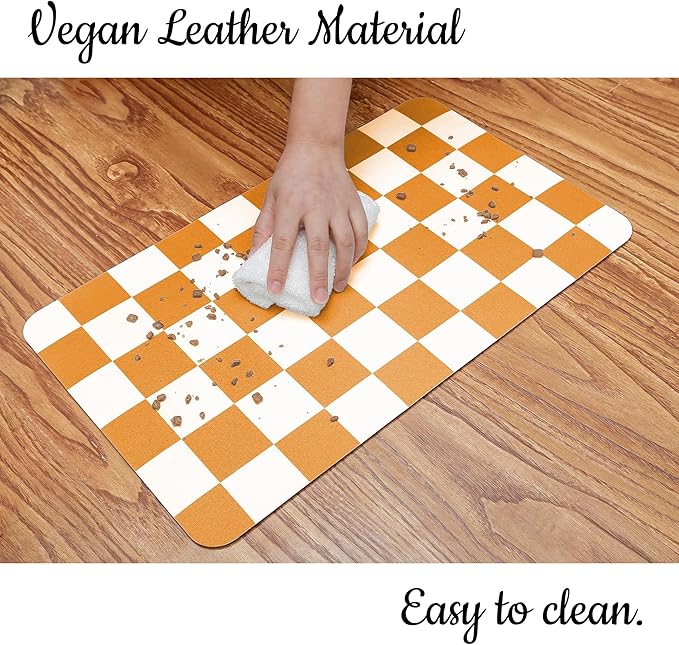 Ralxion Checkered Dog Feeding Mat, Absorbent Mats - Image 5