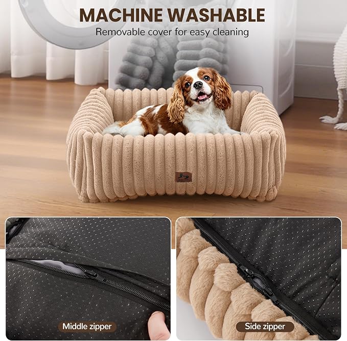 Washable Dog Bed for Small Medium Dogs - Image 7