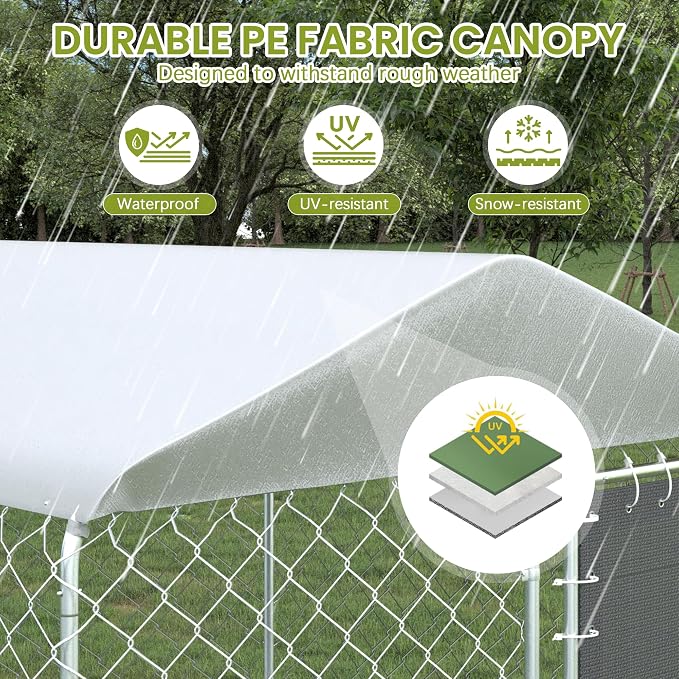 6FT x 6FT Outdoor Dog Kennel - Image 5