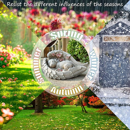 Solar Dog Garden Statues Outdoor Décor- Dog Figurines Solar LED Light Lawn - Image 9