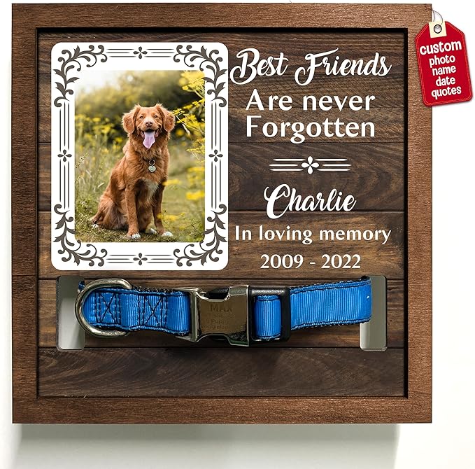Personalized Cat Dog Memorial Picture Frame Bereavement Gifts Cat Memorial Dog by Bfigift
