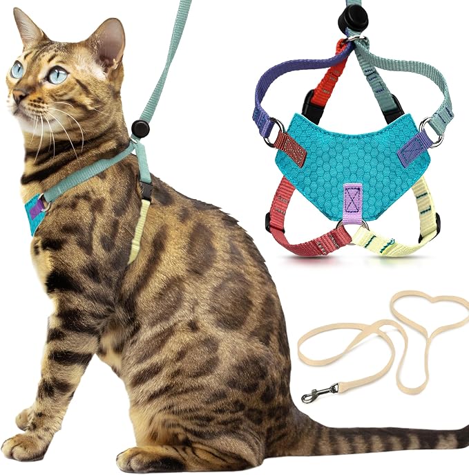 Houdini™ Escape Proof Cat Harness and Leash Set by OutdoorBengal – Tactical Vest by OutdoorBengal