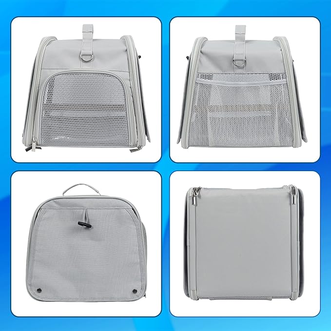 Small Bird Carrier Bag, Portable Travel Parrot Parakeet Carrier Cage - Image 8