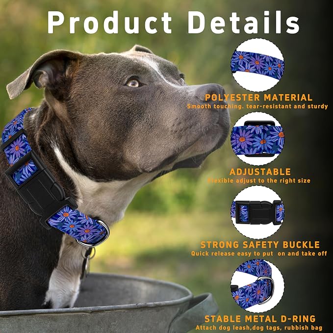 Dog Collar, Classical Indian Spirit Boys Girls Puppy Collar - Image 2