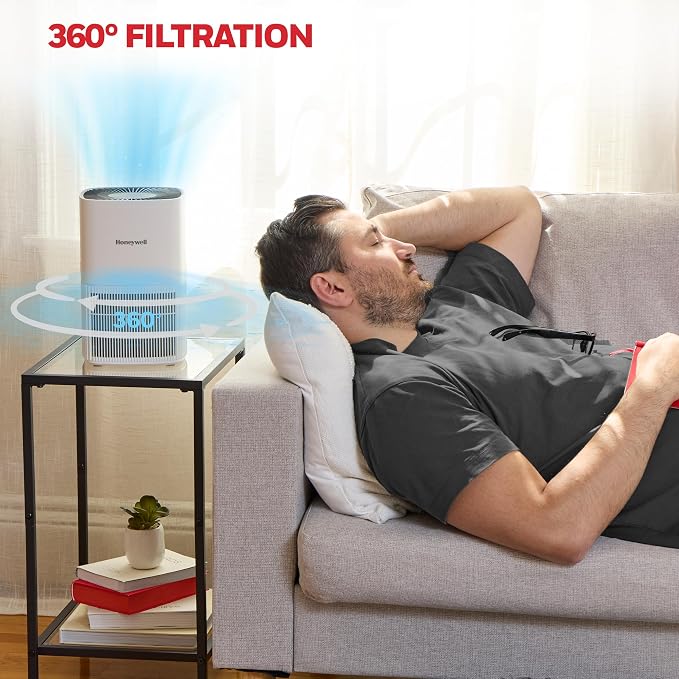 Honeywell Allergen Plus Compact HEPA Small Room Air Purifiers - Image 9