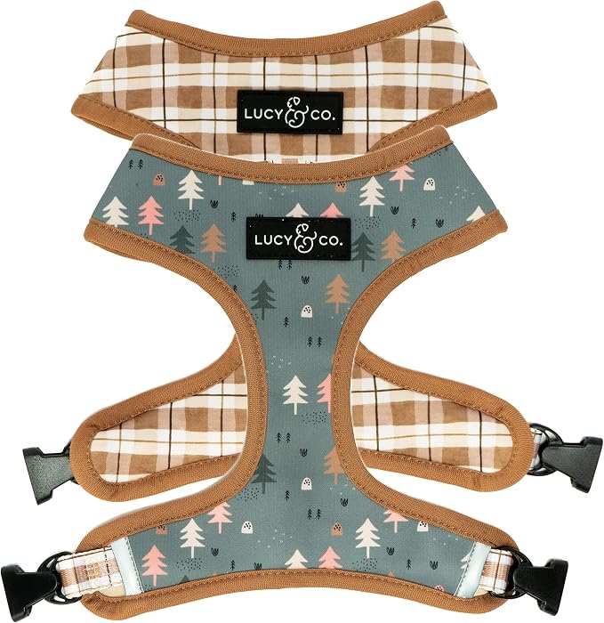 Lucy & Co. Take a Hike Reversible Dog Harness by LucyCo