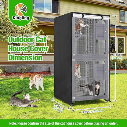 Kingling Outdoor Cat House Cover - Image 2