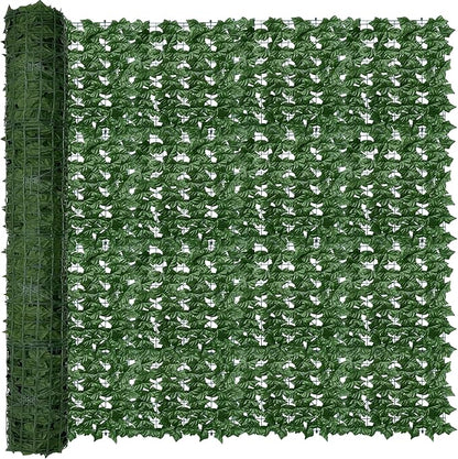 Artificial Fence Privacy Screen: 6FT x 50FT UV-Anti Faux Greenery Backdrop Ivy by ODTORYHOME
