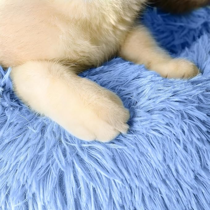 WESTERN HOME WH Calming Dog Bed & Cat Bed, Anti-Anxiety Donut Dog Cuddler Bed - Image 4