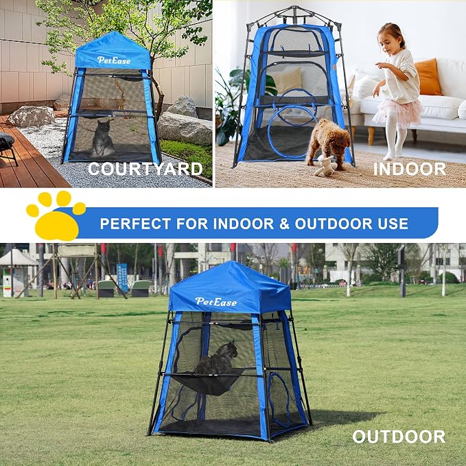 Cat Tower Tent, Outdoor Patio Cat Enclosures - Image 6
