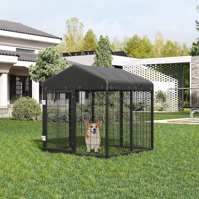 Large Outdoor Dog Enclosure, Heavy Duty Dog Cage - Image 3