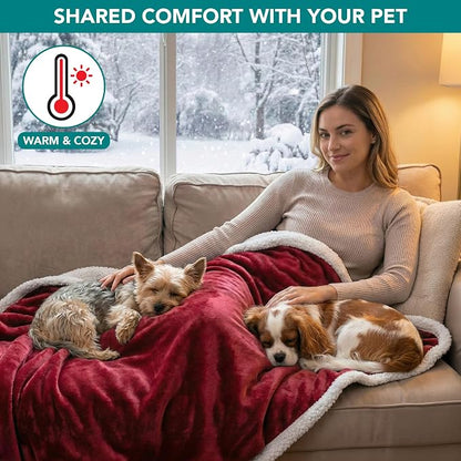 PetAmi Waterproof Dog Blanket for Small Medium Dog Puppy Cat Throw for Couch - Image 4