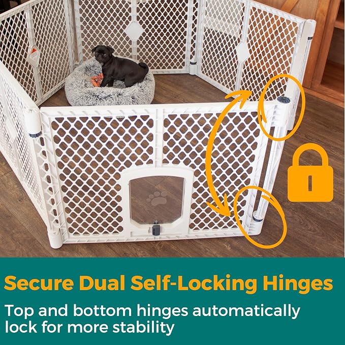 MyPet Petyard Passage: 5.5 Ft. Wide Customizable Folding Dog Playpen - Image 4