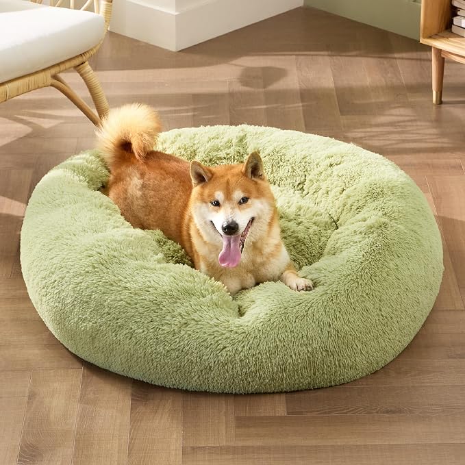 Bedsure Calming Dog Bed for Medium Dogs - Image 4