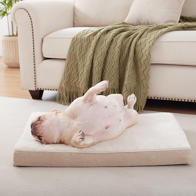 Memory Foam Medium Dog Bed, Cooling Dog Beds - Image 3