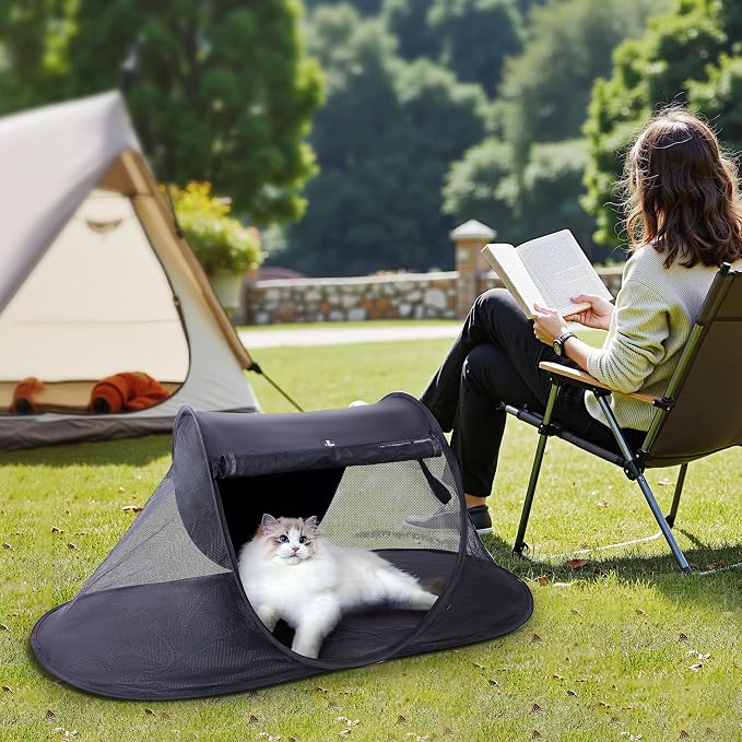 X-ZONE PET Outdoor Cat Tent, Pop Up Cat Playpen, Pet Enclosure Suitable Birds - Image 7